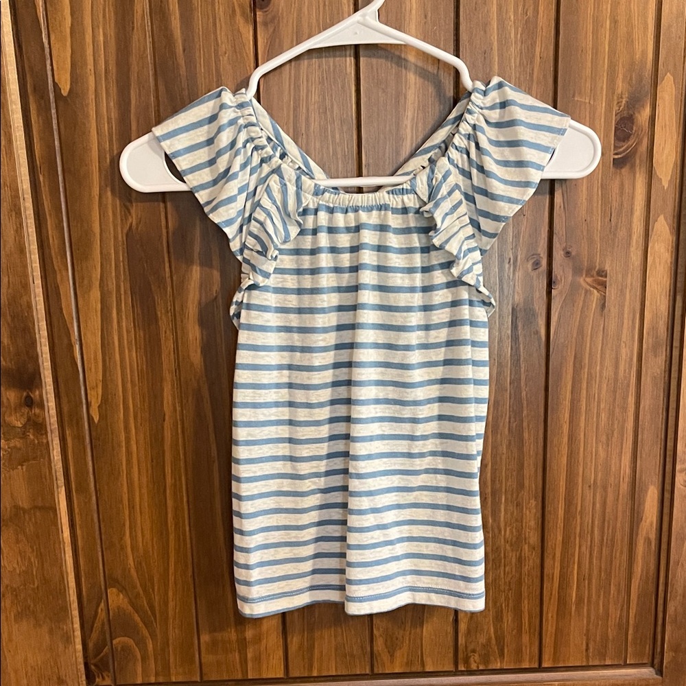 Crewcuts Blue and White Striped girls Top